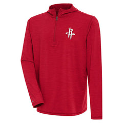 Heather Red Houston Rockets Antigua Tidy Quarter-Zip Lightweight Pullover Top sale | NBA