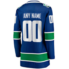 Vancouver Canucks Fanatics Women's Breakaway Custom Jersey - NHL Jerseys