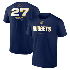 Navy Jamal Murray Denver Nuggets Behind The Back Name & Number T-Shirt sale | NBA
