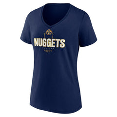 Navy Jamal Murray Denver Nuggets Women's Behind The Back Name & Number V-Neck T-Shirt sale | NBA