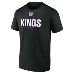Black Domantas Sabonis Sacramento Kings Behind The Back Name & Number T-Shirt | NBA