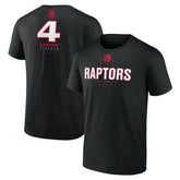 Black Scottie Barnes Toronto Raptors Behind The Back Name & Number T-Shirt | NBA