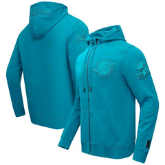Miami Dolphins Pro Standard Triple Tonal Full-Zip Hoodie | NFL On sale
