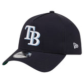 Tampa Bay Rays New Era Team Color A-Frame 9FORTY Adjustable Hat - MLB Hats