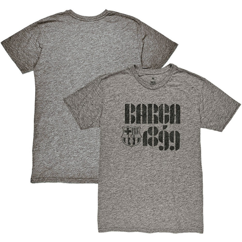 Barcelona 1863FC Retro Vibes Twisted Tri-Blend Slub T-Shirt