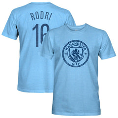 Rodrigo Manchester City 1863FC Player Name & Number Twisted Tri-Blend Slub T-Shirt
