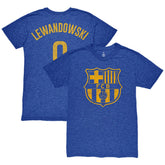 Robert Lewandowski Barcelona 1863FC Player Name & Number Twisted Tri-Blend Slub T-Shirt