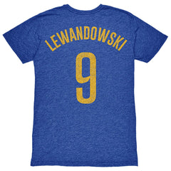 Robert Lewandowski Barcelona 1863FC Player Name & Number Twisted Tri-Blend Slub T-Shirt