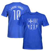 Lamine Yamal Barcelona 1863FC Player Name & Number Twisted Tri-Blend Slub T-Shirt