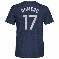 Cristian Romero Tottenham Hotspur 1863FC Player Name & Number Twisted Tri-Blend Slub T-Shirt