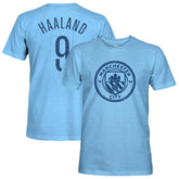 Erling Haaland Manchester City 1863FC Player Name & Number Twisted Tri-Blend Slub T-Shirt