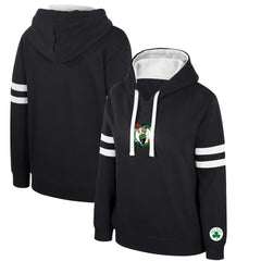 Black Boston Celtics Stadium Essentials Women's Road Game Pullover Hoodie | NBA
