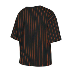 San Francisco Giants New Era Women's Boxy Pinstripe T-Shirt - MLB T-shirts