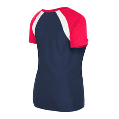 St. Louis Cardinals New Era Women's Heathered Raglan V-Neck T-Shirt - MLB T-shirts