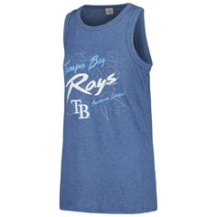Tampa Bay Rays Soft as a Grape Women's Gauze High Neck Tank Top - MLB Tanks