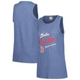 Boston Red Sox Soft as a Grape Women's Gauze High Neck Tank Top - MLB Tanks