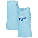 Kansas City Royals Soft as a Grape Women's Gauze High Neck Tank Top - MLB Tanks