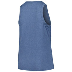 Cleveland Guardians Soft as a Grape Women's Plus Size Curvy High Neck Tri-Blend Tank Top - MLB Tanks
