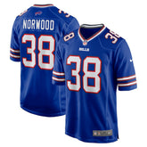 Buffalo Bills Tre Norwood Team Game Jersey | NFL New