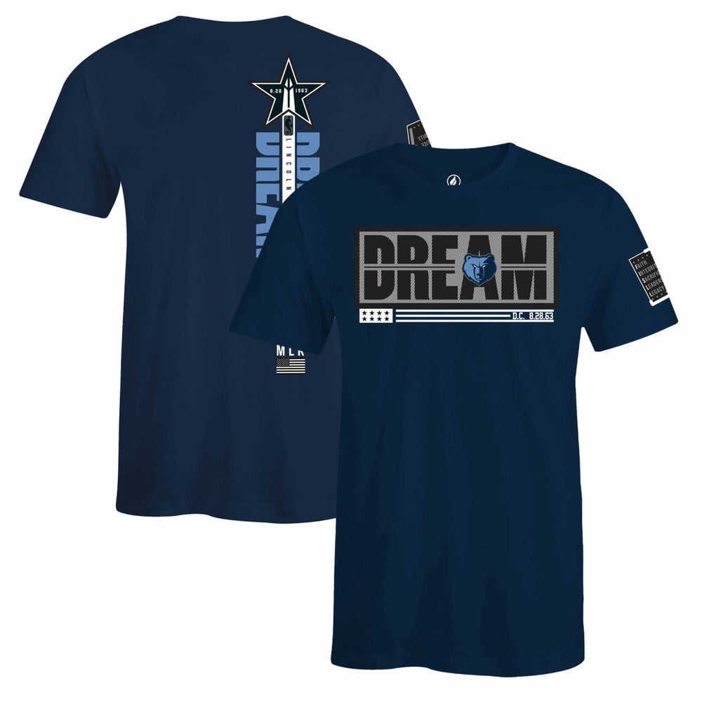 Memphis Grizzlies FISLL x Black History Collection Unisex T-Shirt - Navy online | NBA