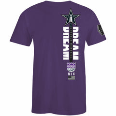 Sacramento Kings FISLL x Black History Collection Unisex T-Shirt - Purple sale | NBA
