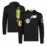Utah Jazz FISLL x Black History Collection Unisex Pullover Hoodie - Black for sale | NBA