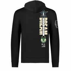 Milwaukee Bucks FISLL x Black History Collection Unisex Pullover Hoodie - Black outlet | NBA