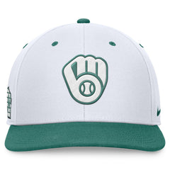 Milwaukee Brewers Nike Bicoastal Two-Tone Pro Performance Snapback Hat - MLB Hats