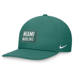 Miami Marlins Nike Bicoastal Pro Performance Snapback Hat - MLB Hats
