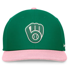 Milwaukee Brewers Nike Malachite Pro Performance Snapback Hat - MLB Hats