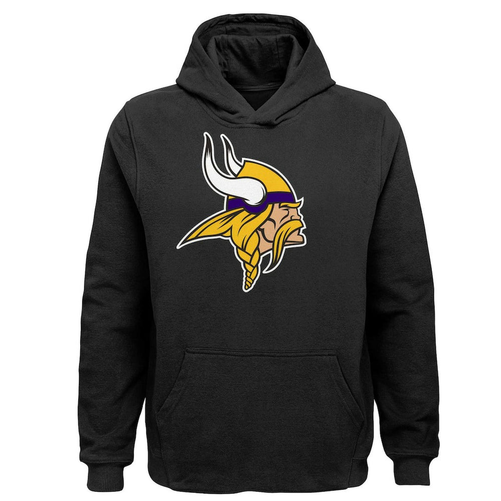 Minnesota Vikings Youth Team Logo Pullover Hoodie | NFL Outlet