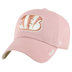 Cincinnati Bengals '47 Women's Ballpark Cheer Dusty Rose Clean Up Adjustable Hat | NFL US