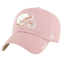 Cleveland Browns '47 Women's Ballpark Cheer Dusty Rose Clean Up Adjustable Hat | NFL Sale