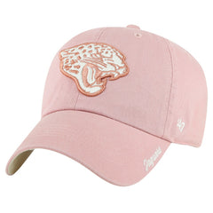 Jacksonville Jaguars '47 Women's Ballpark Cheer Dusty Rose Clean Up Adjustable Hat | NFL Online