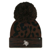 Minnesota Vikings '47 Women's Cacao Cuffed Knit Hat with Pom | NFL Online