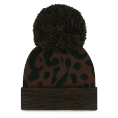 Minnesota Vikings '47 Women's Cacao Cuffed Knit Hat with Pom | NFL Online