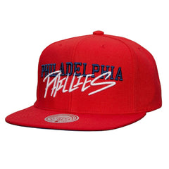 Philadelphia Phillies Mitchell & Ness Team Tagged Snapback Hat - MLB Hats