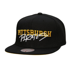 Pittsburgh Pirates Mitchell & Ness Team Tagged Snapback Hat - MLB Hats