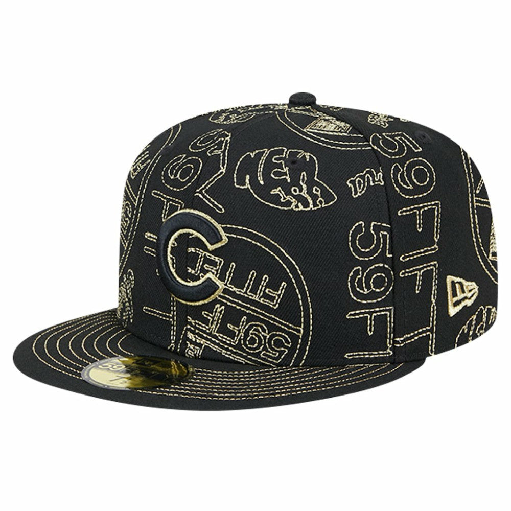 Chicago Cubs New Era 59FIFTY Day Allover Fitted Hat - MLB Hats