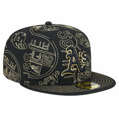 Athletics New Era 59FIFTY Day Allover Fitted Hat - MLB Hats