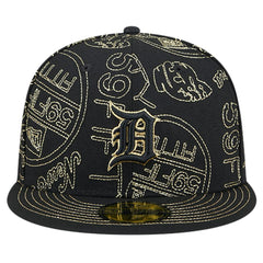Detroit Tigers New Era 59FIFTY Day Allover Fitted Hat - MLB Hats