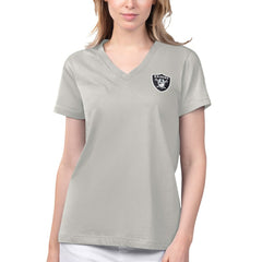 Las Vegas Raiders Margaritaville Women's Game Time V-Neck T-Shirt | NFL On sale