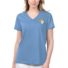 Los Angeles Rams Margaritaville Women's Game Time V-Neck T-Shirt | NFL Online