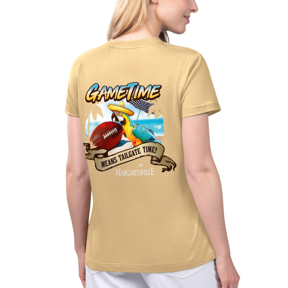 Kansas City Chiefs Margaritaville Women's Game Time V-Neck T-Shirt | NFL US