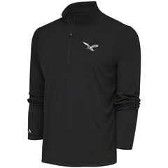 Philadelphia Eagles Antigua Throwback Logo Tribute Quarter-Zip Pullover Top | NFL On sale