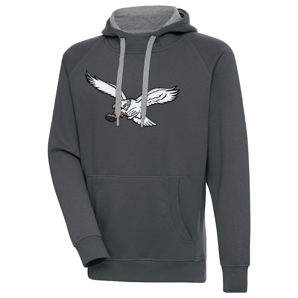 Philadelphia Eagles Antigua Throwback Logo Victory Pullover Sweatshirt | NFL On sale