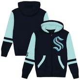 Seattle Kraken Preschool Face Off Full-Zip Hoodie - NHL Hoodies
