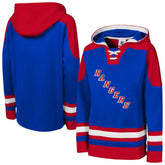 New York Rangers Youth Ageless Must Have Home V-Neck Pullover Hoodie - NHL Hoodies