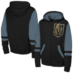 Vegas Golden Knights Youth Face Off Full-Zip Hoodie - NHL Hoodies