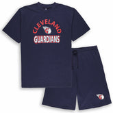 Cleveland Guardians Profile Big & Tall T-Shirt & Shorts Combo Set - MLB Shorts